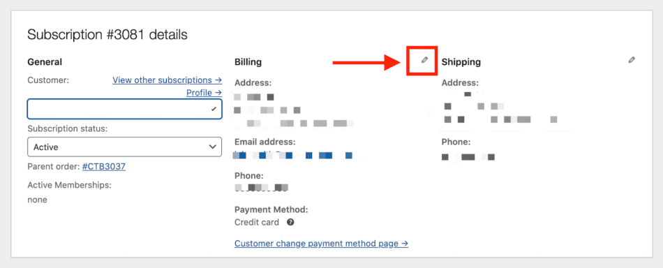 Store Manager payment method changes
